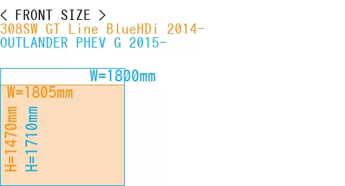 #308SW GT Line BlueHDi 2014- + OUTLANDER PHEV G 2015-